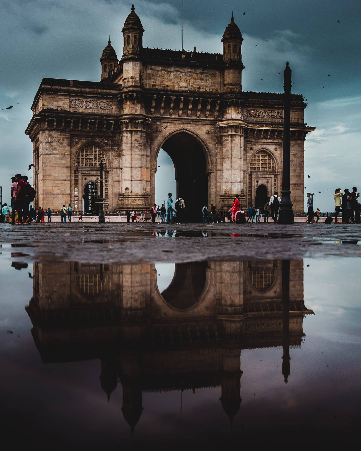 Gateway Of Mumbai Reflection Wallpaper