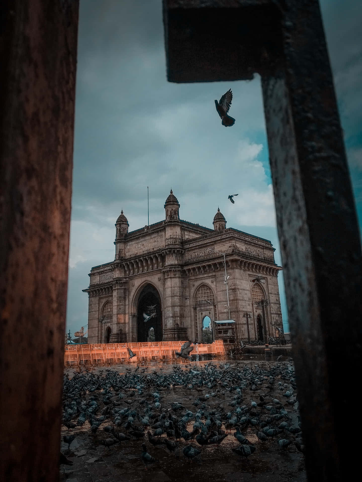 Gateway To India Gray Day Wallpaper