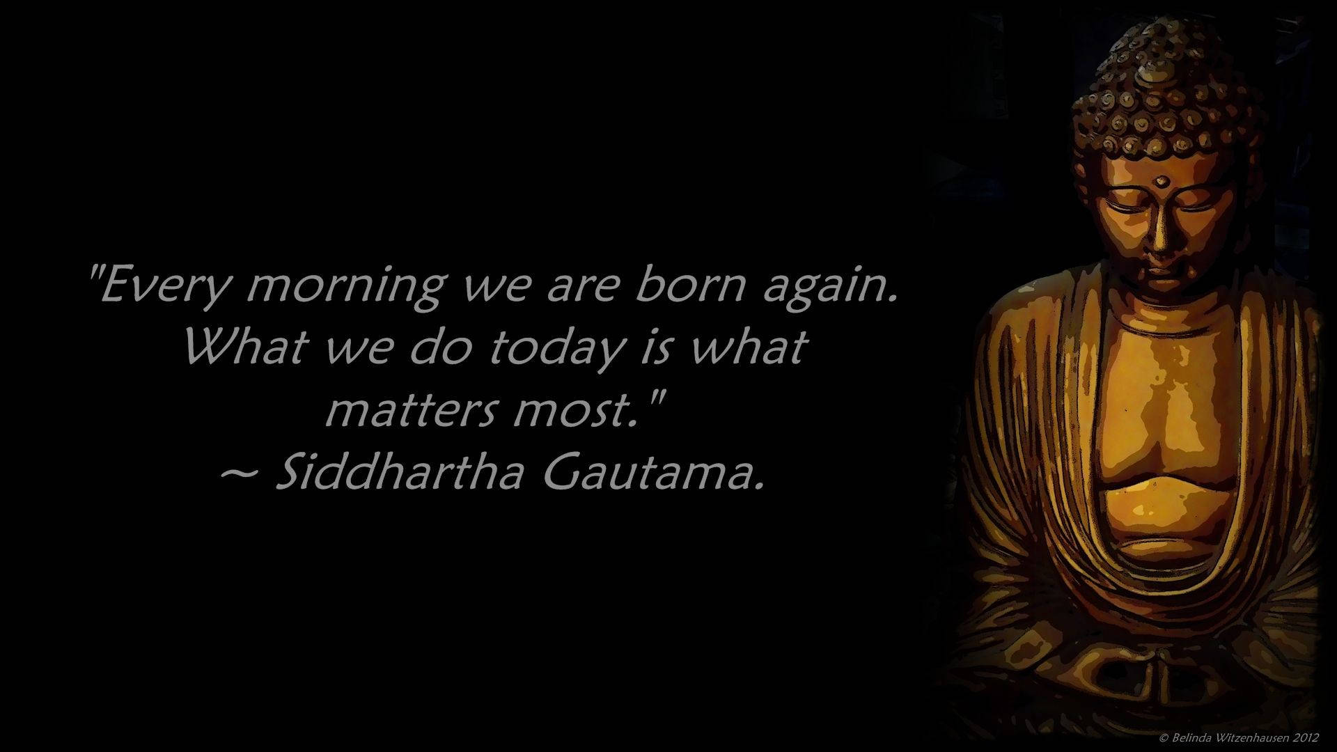 Citasde Gautam Buddha Fondo de pantalla