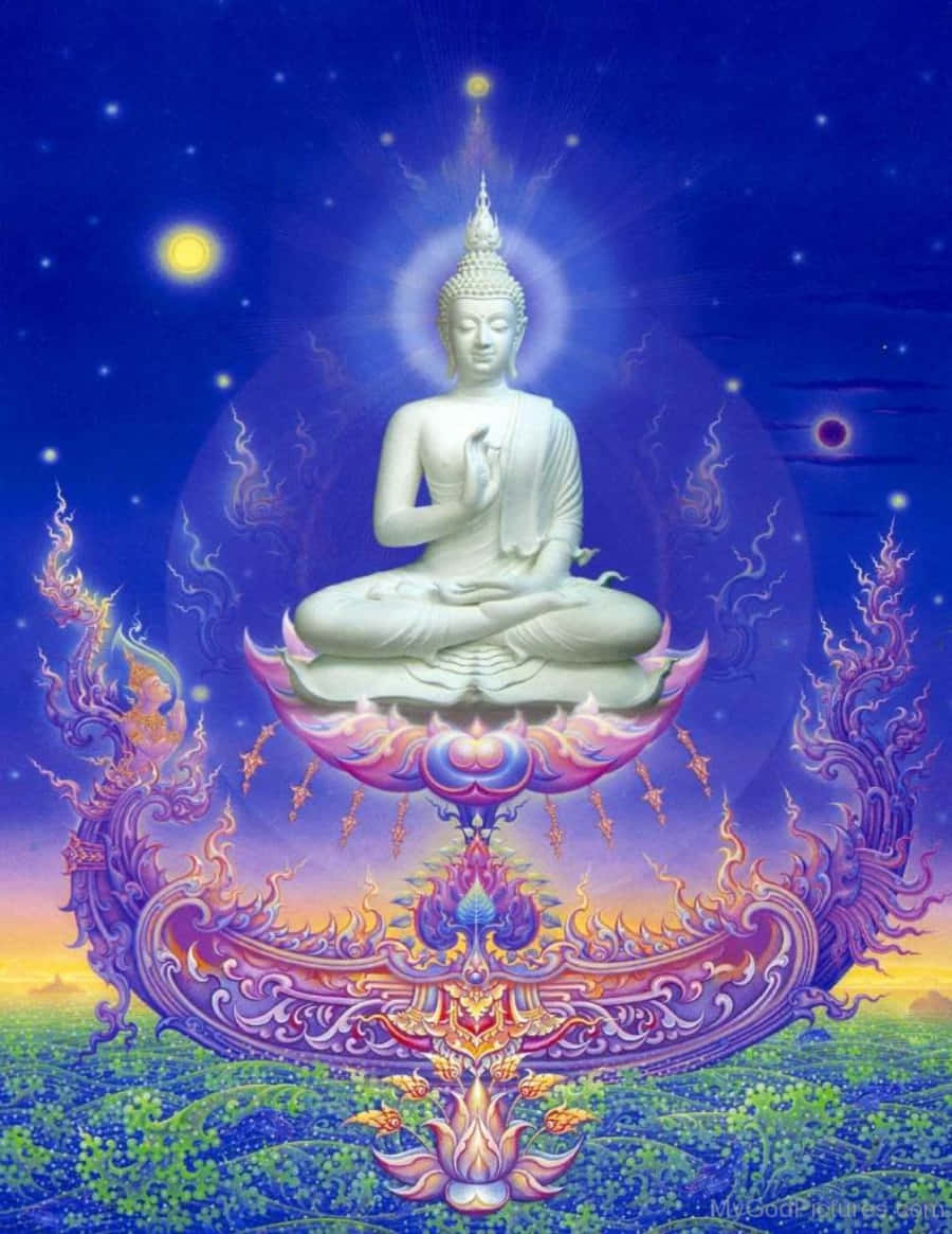 An image of Gautama Buddha, depicting the Indian spiritual leader who founded Buddhism