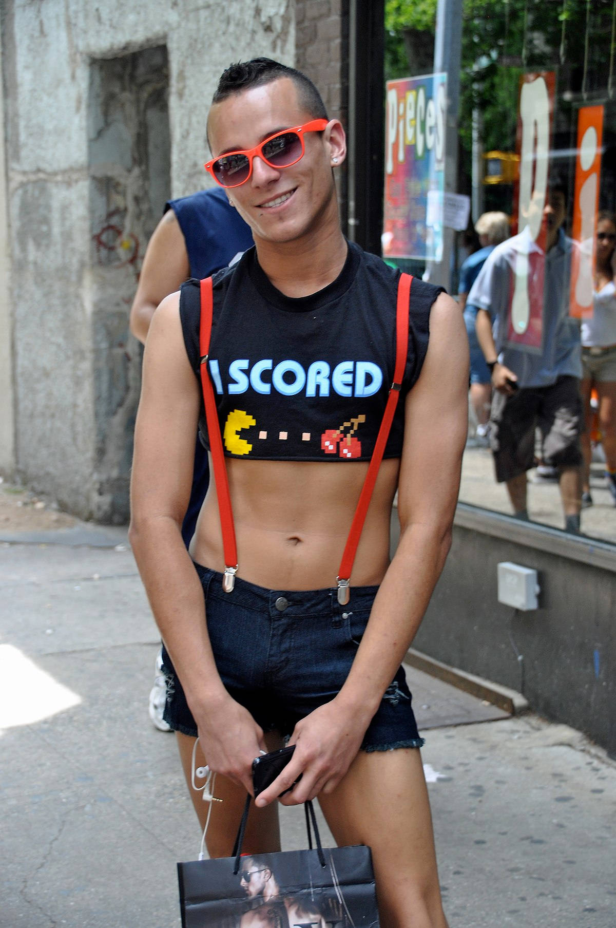 Gay Boy In Crop Top Picture