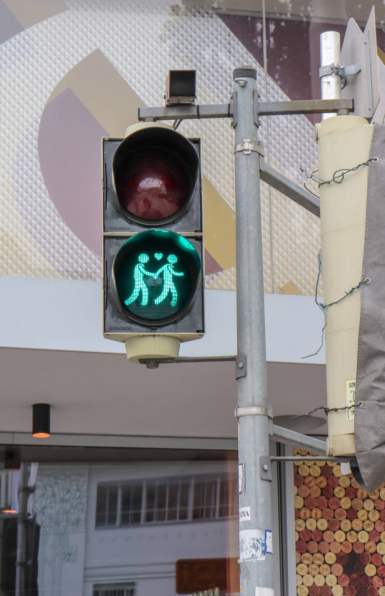 Gay Inspired Traffic Light