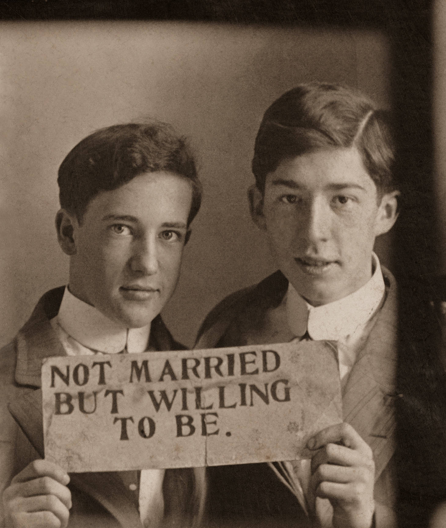 Gay Men In Vintage Photo Wallpaper