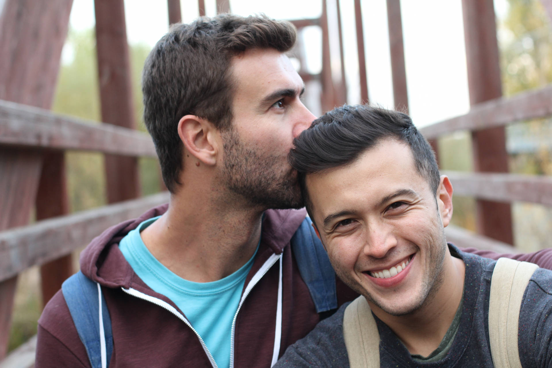 Gay Men Outdoors Picture