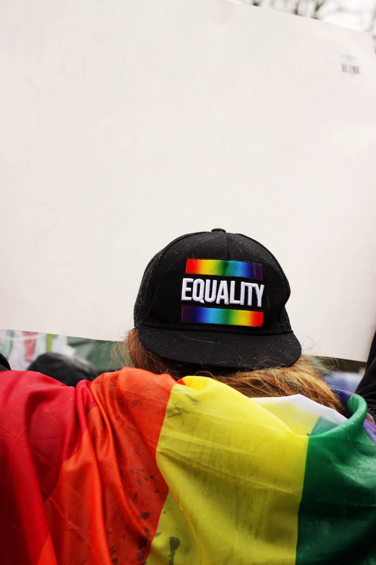 Gay Pride Rainbow Flag Background
