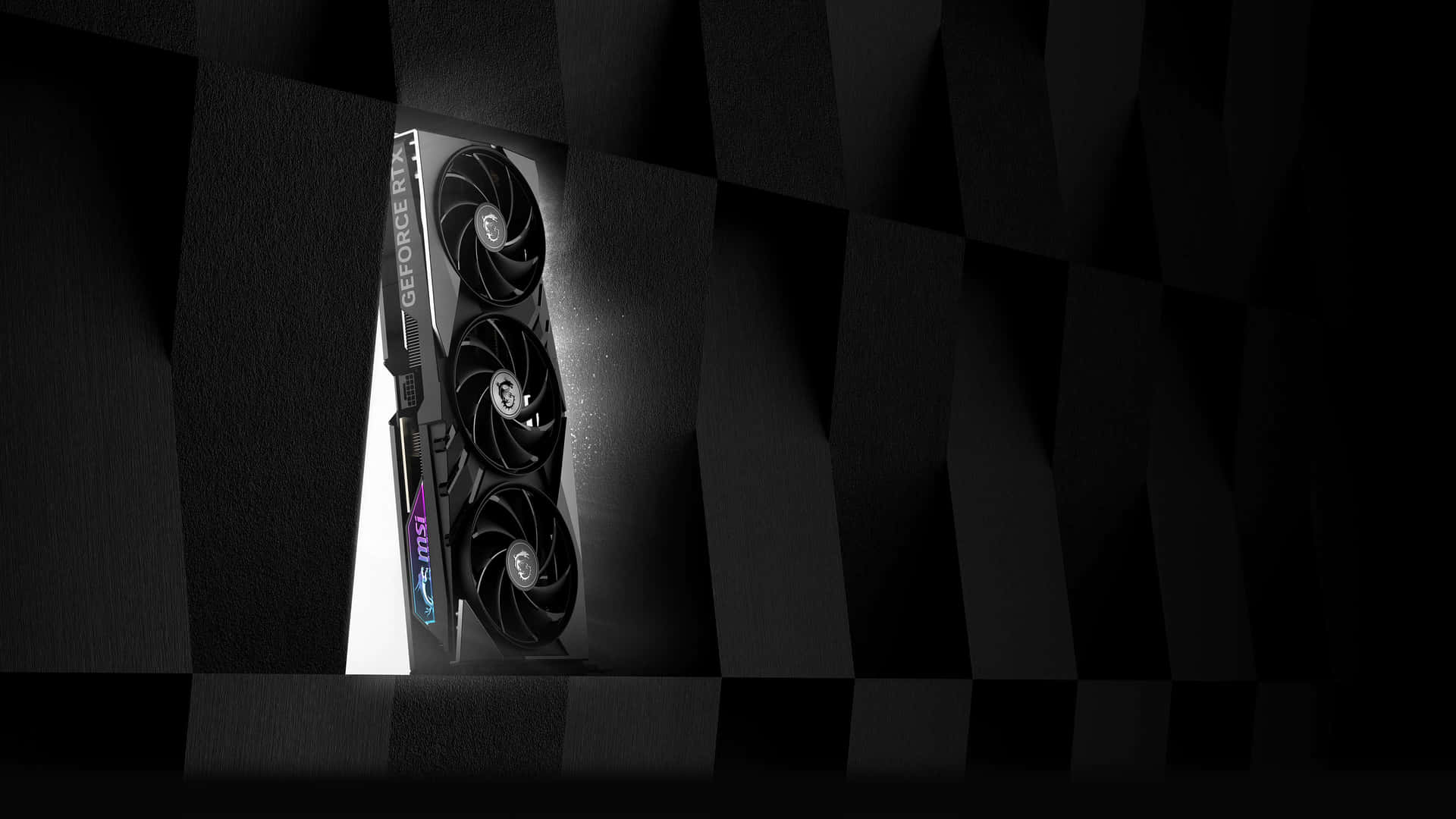 Ge Force R T X Graphics Card Abstract Background Wallpaper
