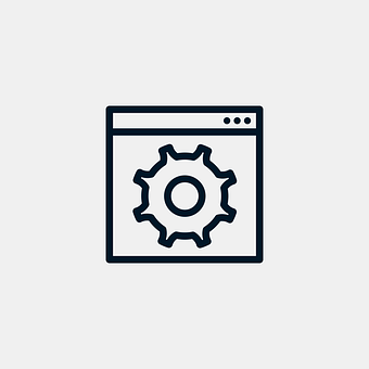 Gear Icon Graphic PNG