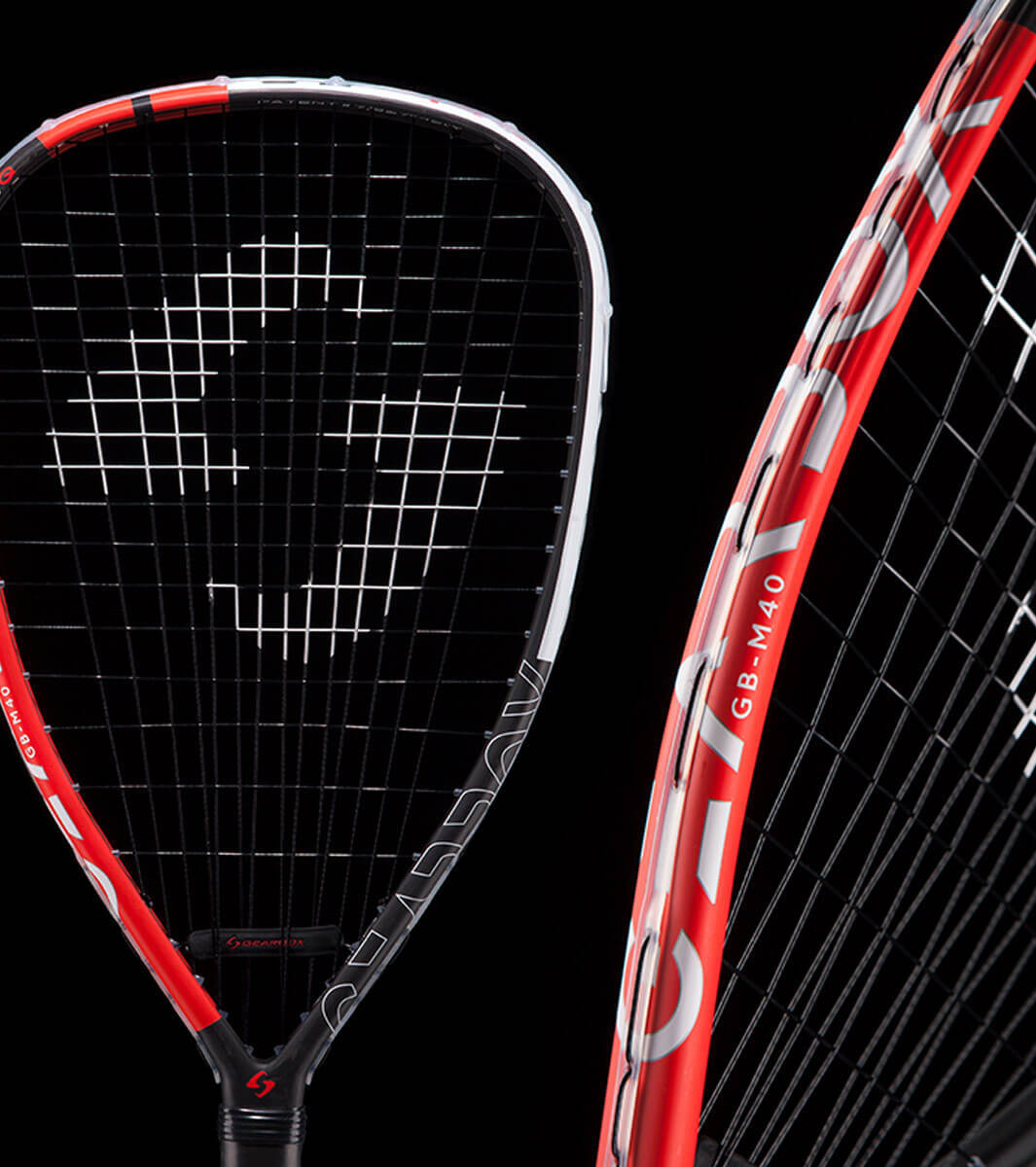 Gearbox Racquetball Racket On Black Background Wallpaper