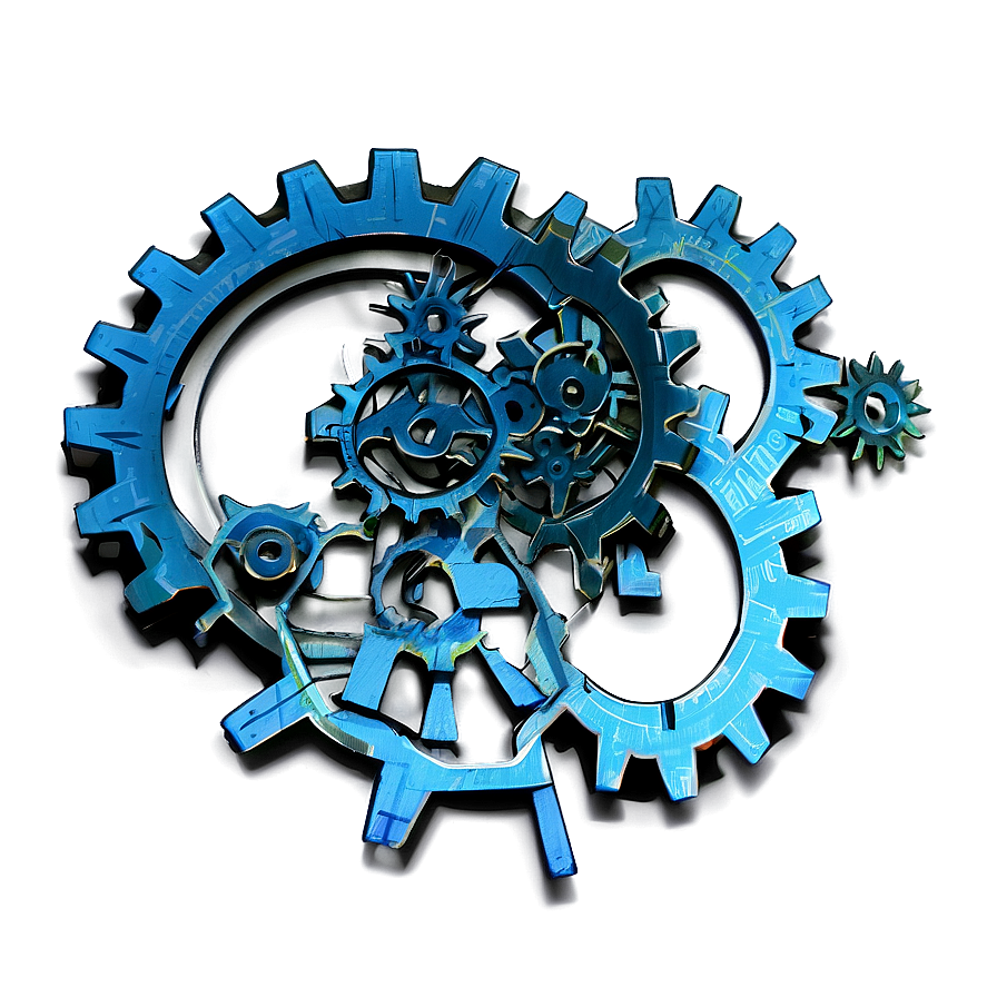 Gears Blueprint Png Mky63 PNG