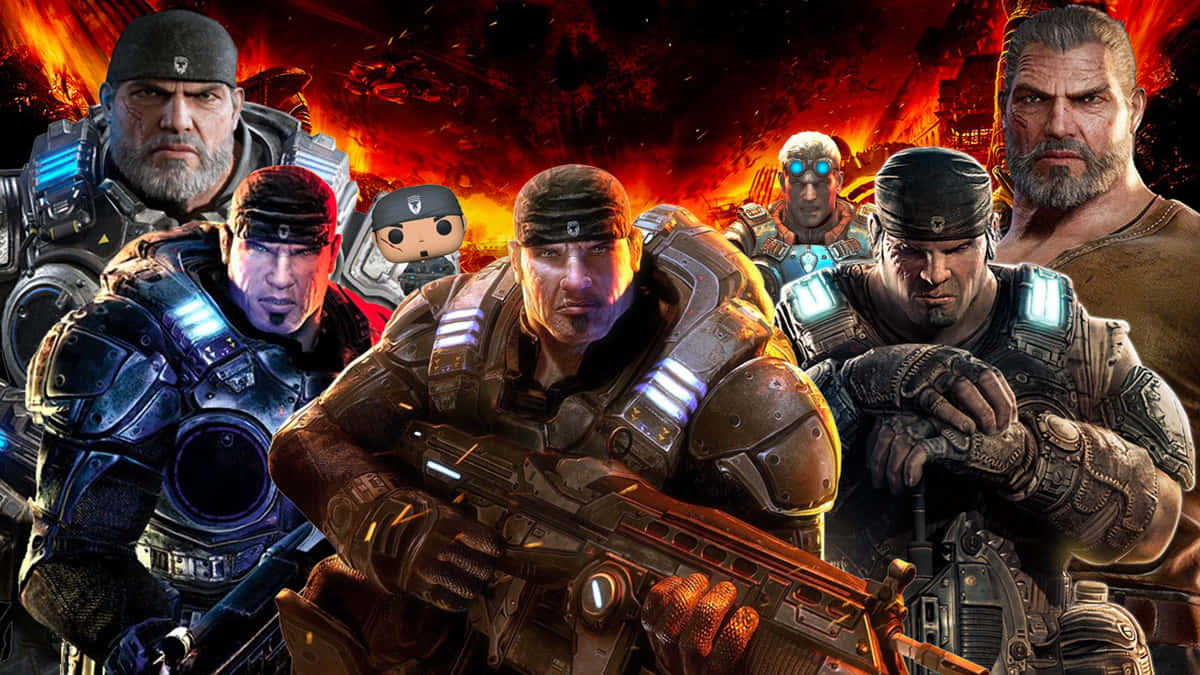 Gears of War 4 PC-spil baggrundsbillede Wallpaper