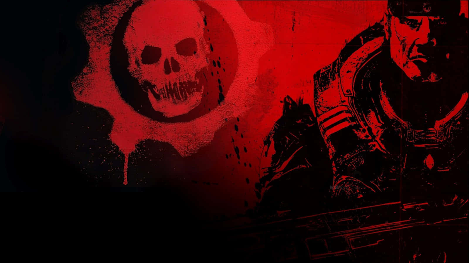 Kännaadrenalinkicken I Gears Of War 1. Wallpaper
