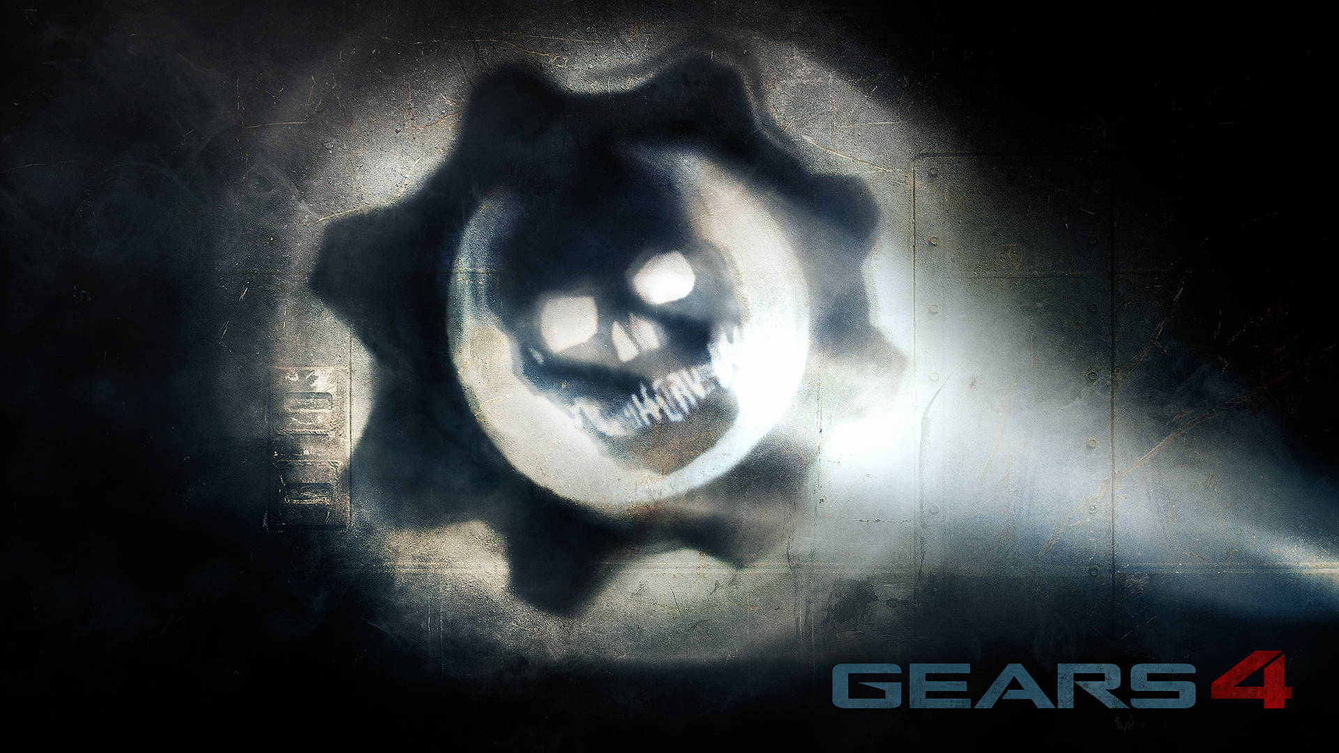 Gearsof War 4 Emblem Im Rampenlicht Wallpaper