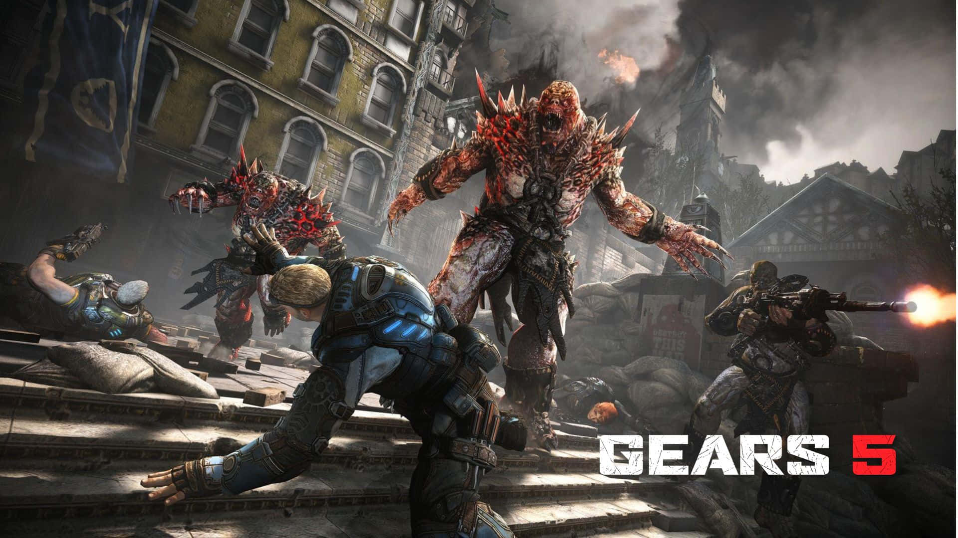 "Fight for your world and your future in Gears of War 5"