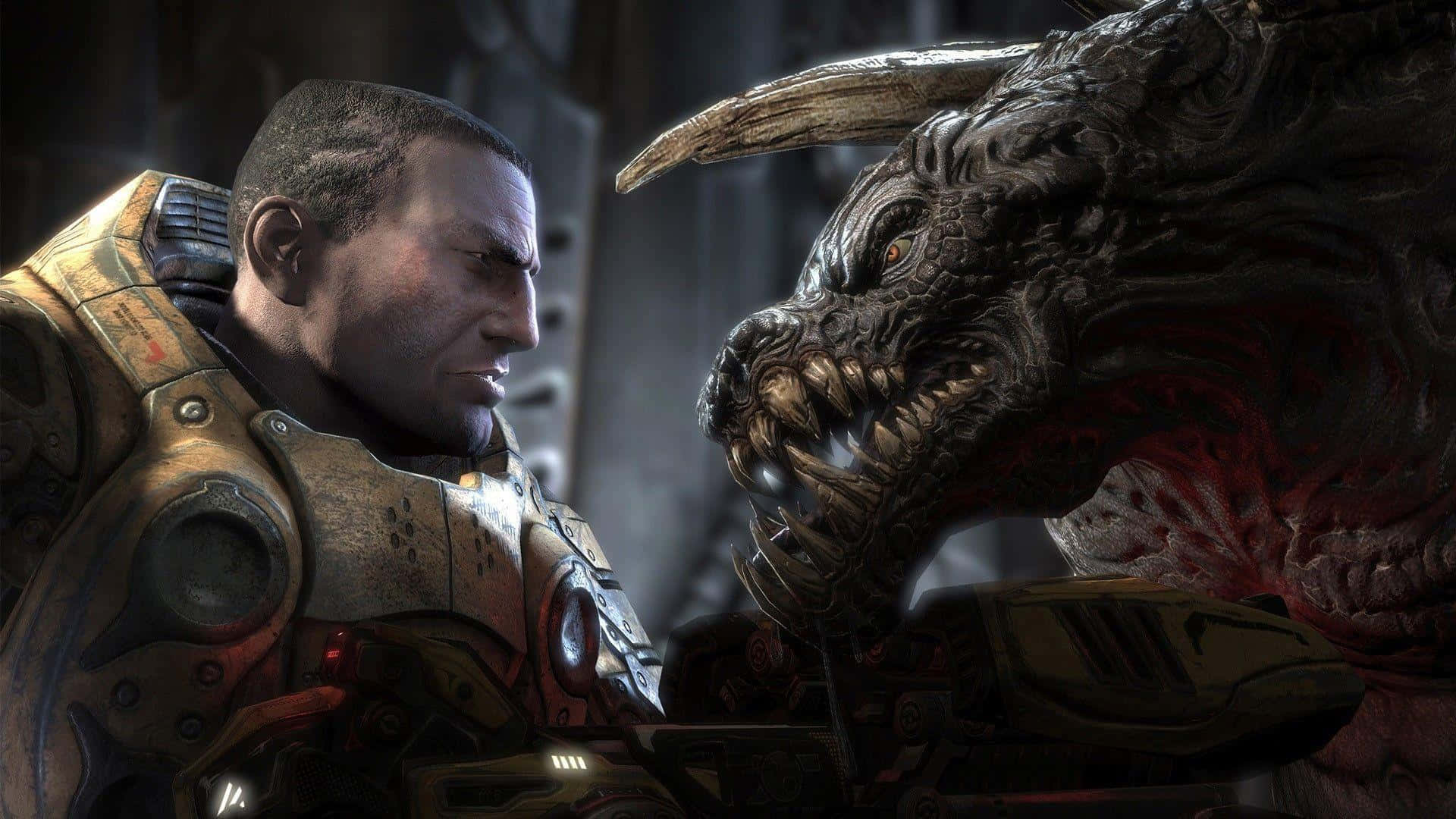 Experience Epic Battles In the Ultimate Gears of War 5 Wallpaper