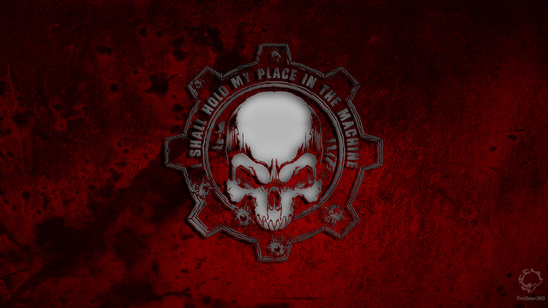 Gears Of War Scary Skull Wallpaper