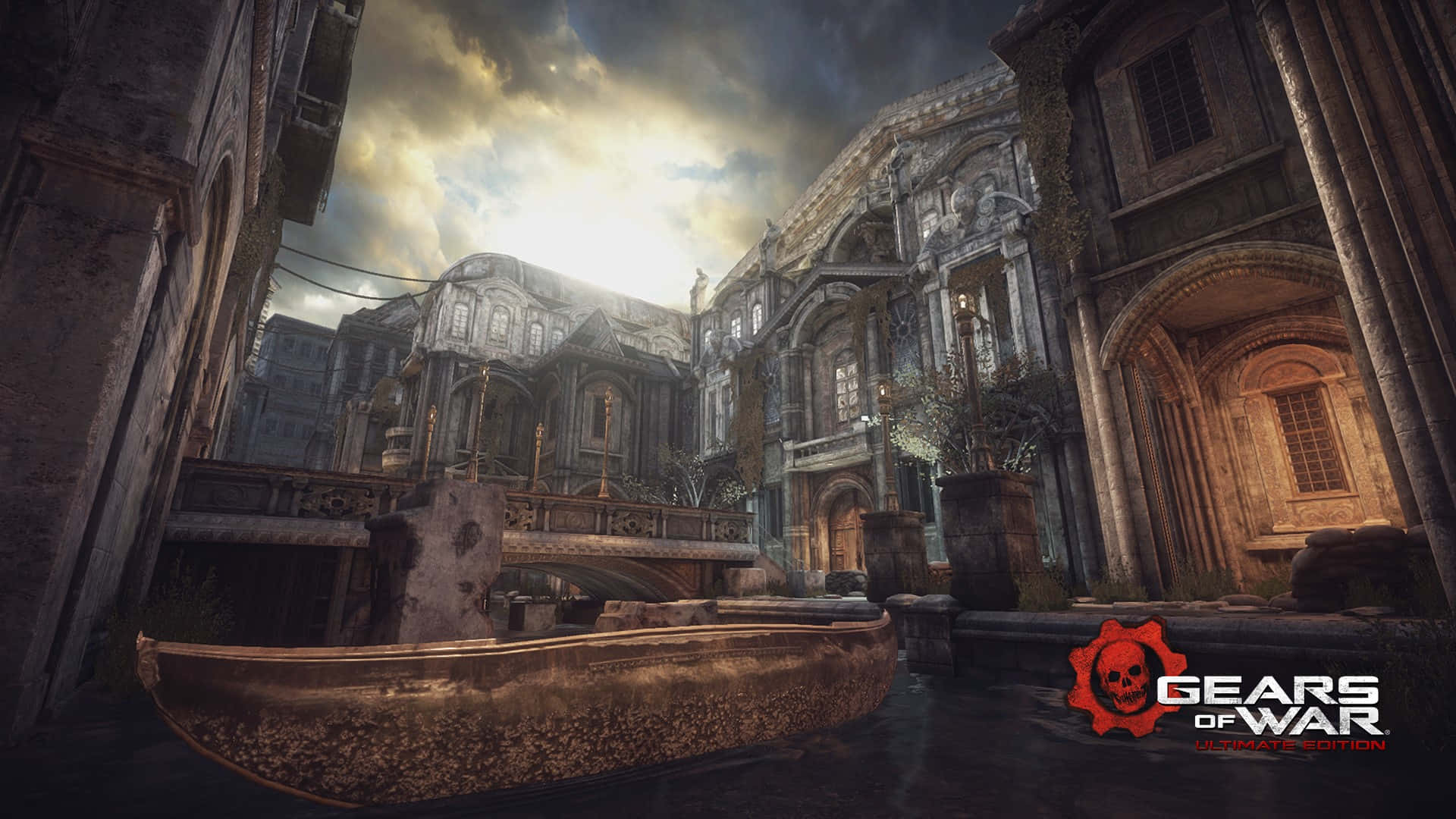 Gears Of War Ultimate Edition_ Dilapidated Cityscape Wallpaper