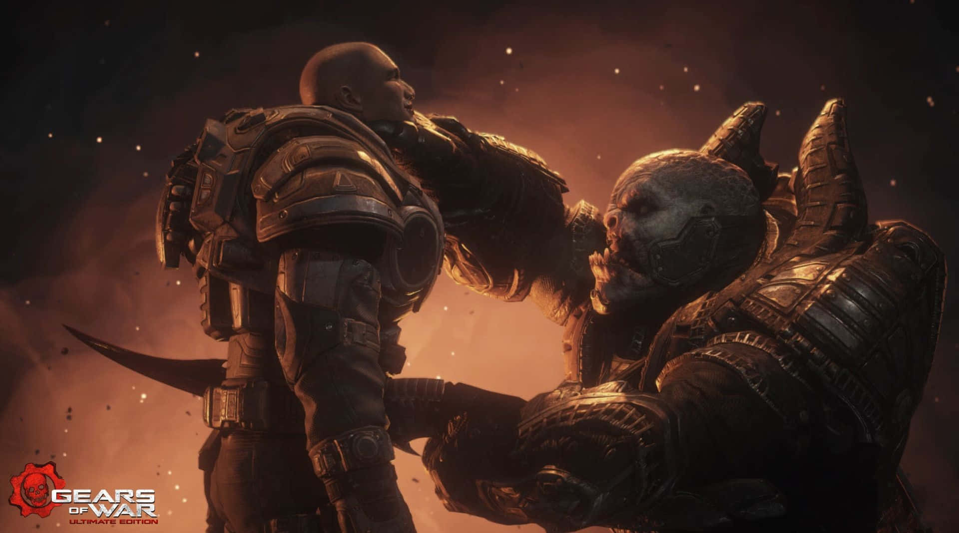 Gears Of War Ultimate Edition_ Epic Battle Scene Wallpaper