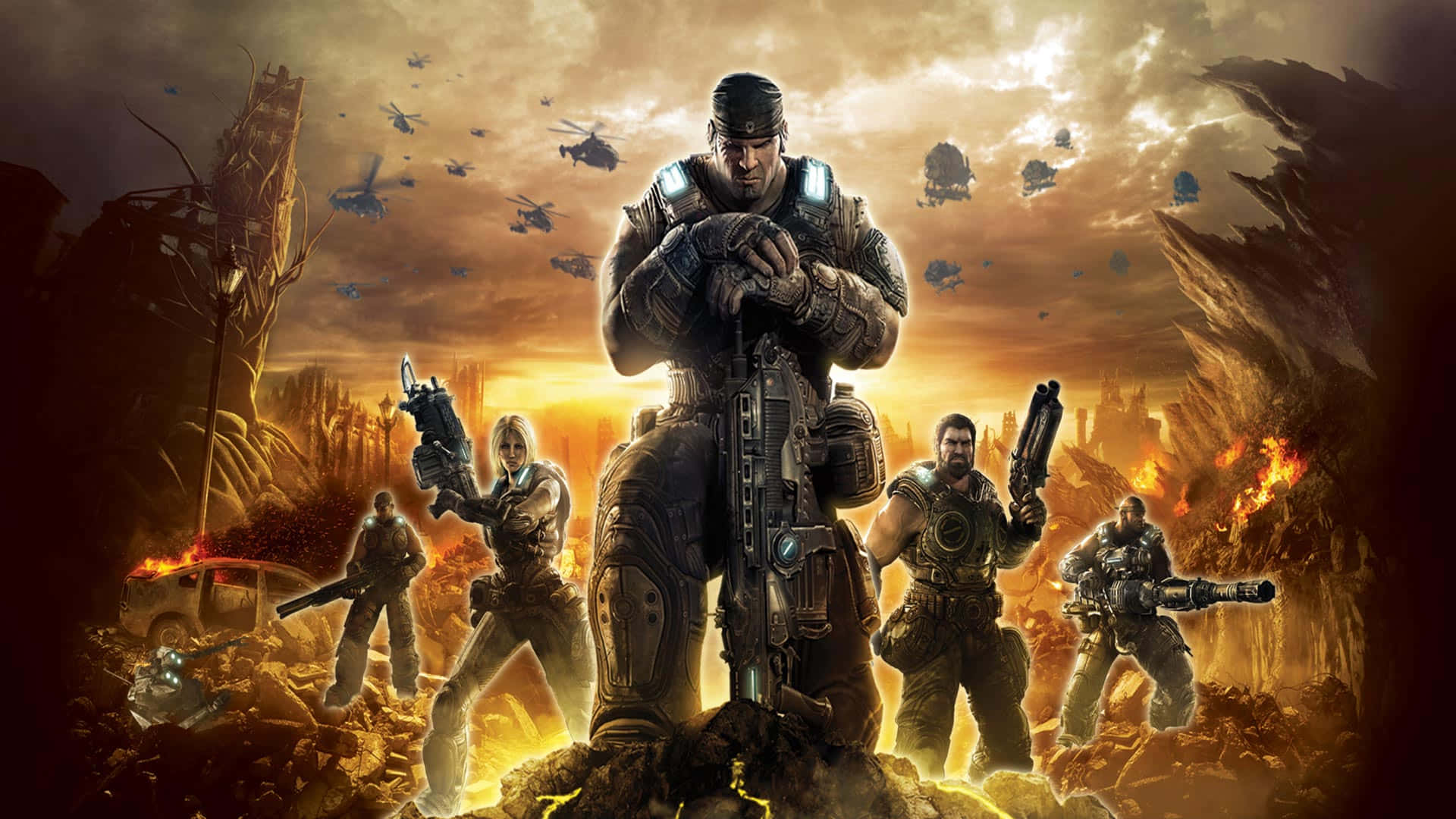 Gears Of War Ultimate Edition_ Key Art Wallpaper