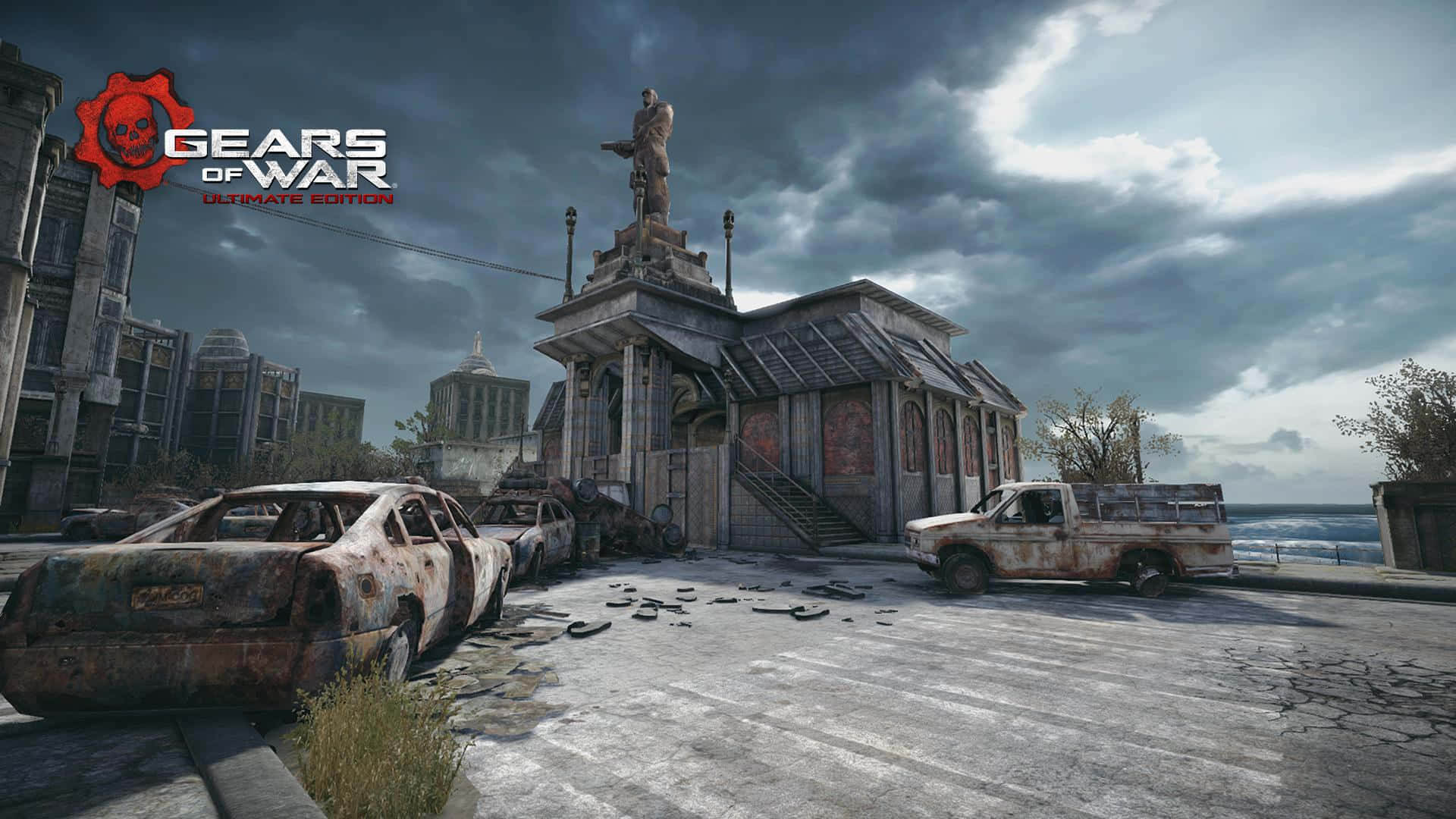 Gears Of War Ultimate Edition_ War Torn Cityscape Wallpaper