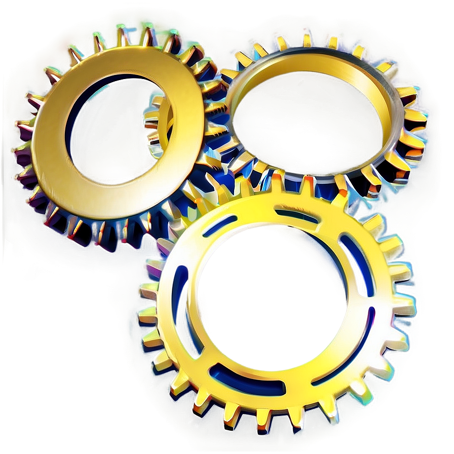 Gears Outline Png Akd PNG
