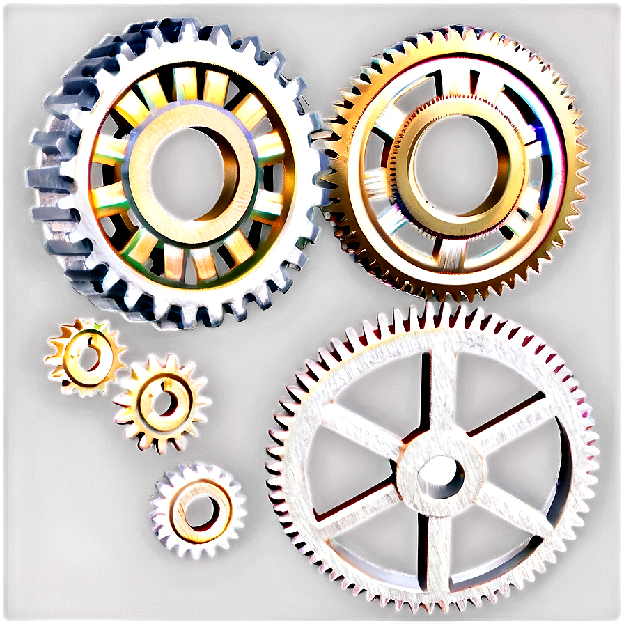 Gears Set Png 05252024 PNG