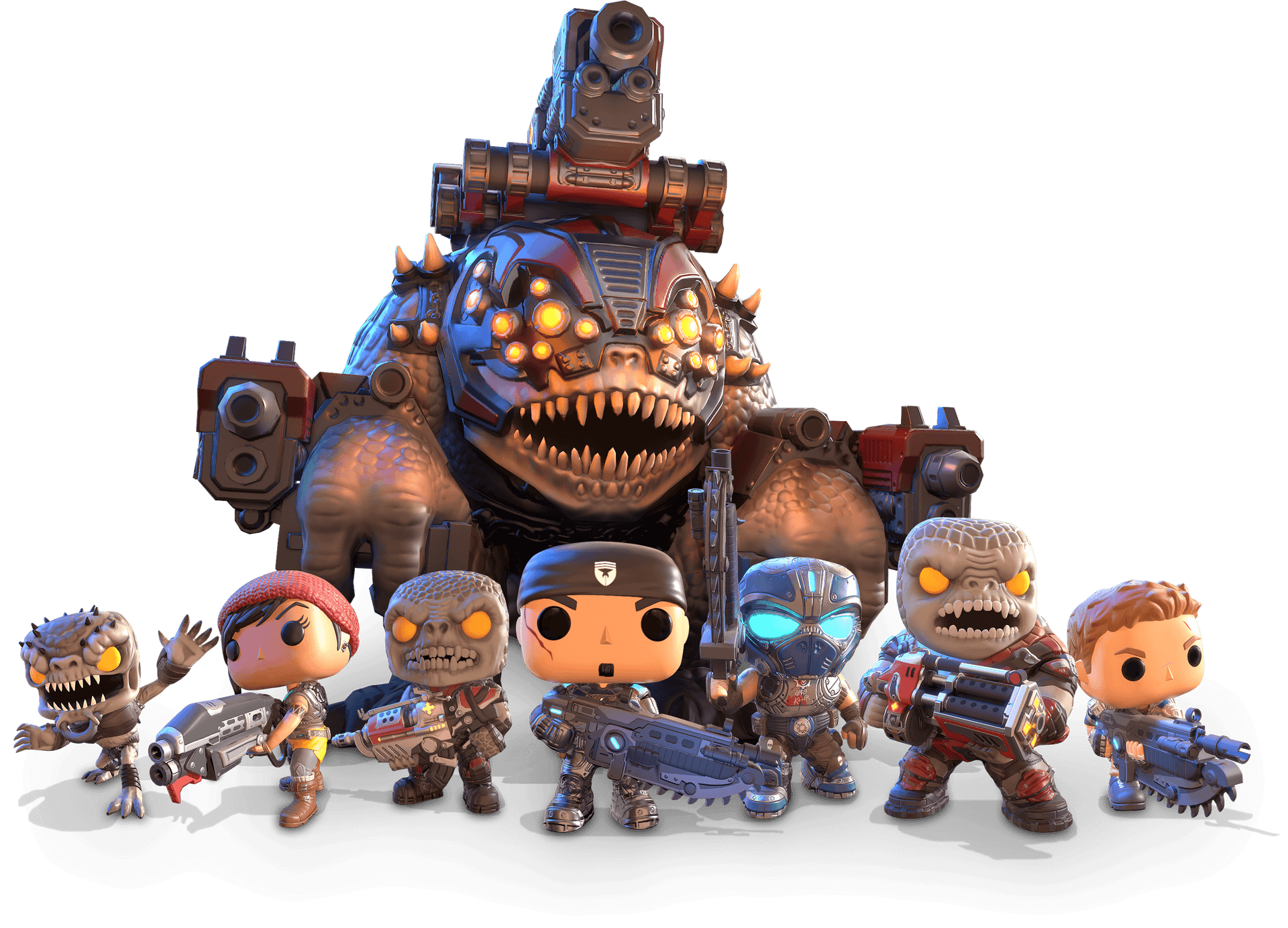 Gearsof War Funko Pop Collection PNG
