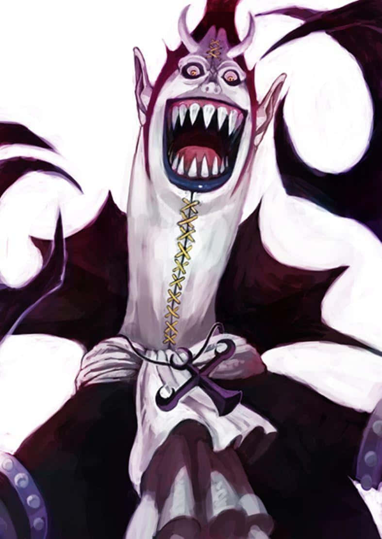 The menacing power of Gecko Moria, former Shichibukai of the One Piece Universe Wallpaper