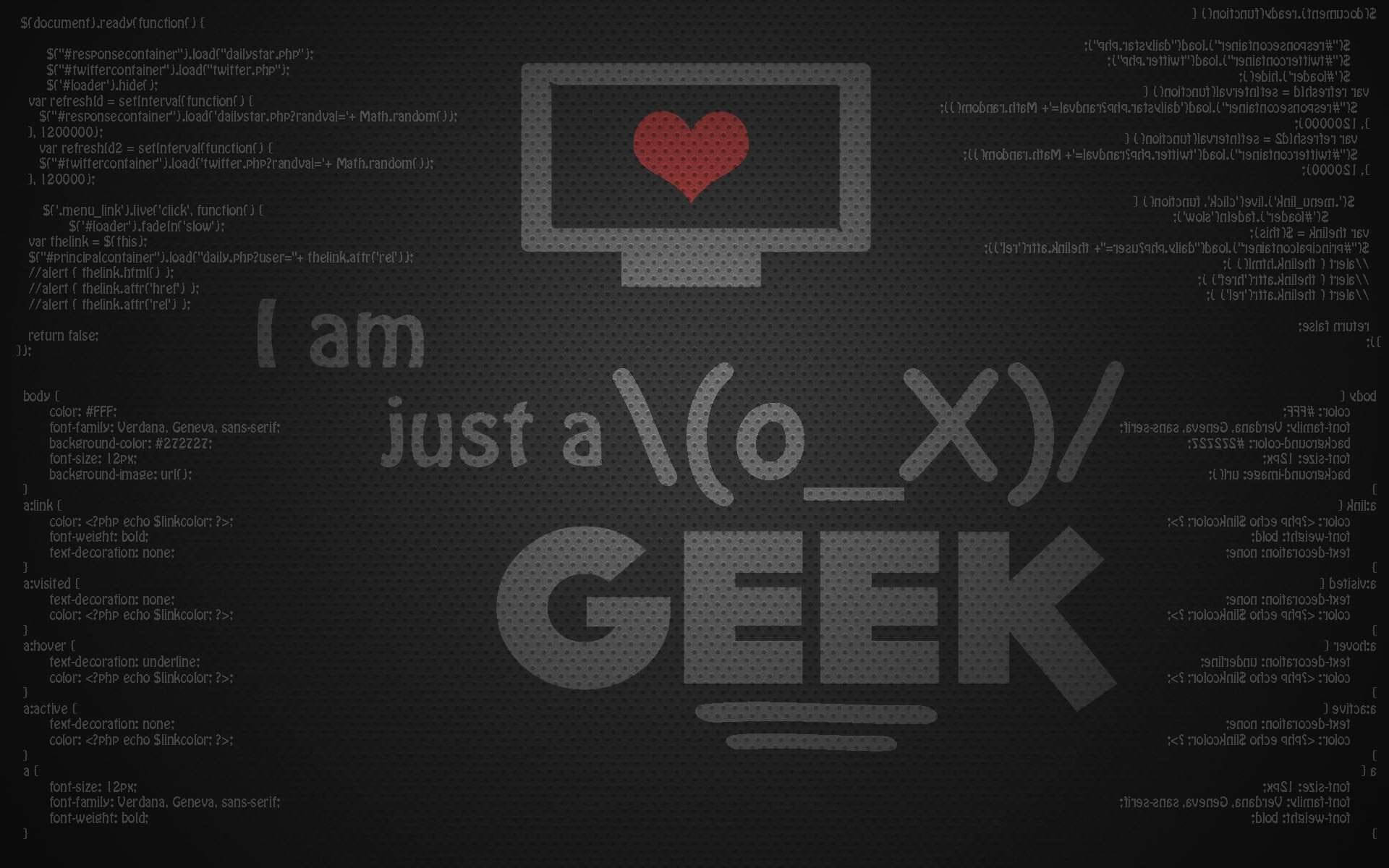 Geek Programming Background Wallpaper