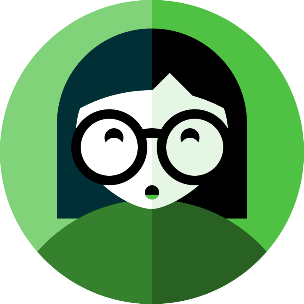 Geeky Character Icon PNG