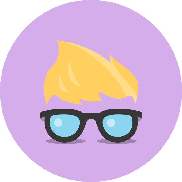 Geeky Flame Hairstyle Icon PNG