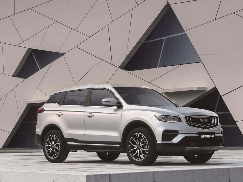 Geely Boyue Suv Moderne Ontwerp Achtergrond