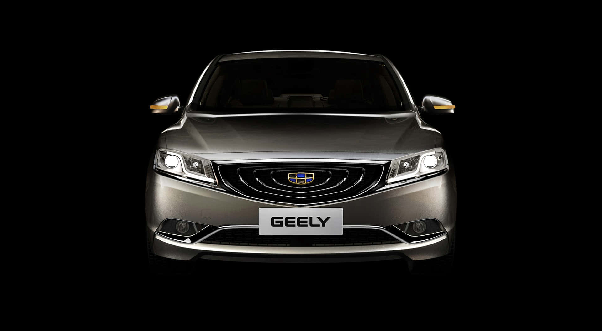 Vue De Face De La Berline De Luxe Geely G C9 Fond d'écran