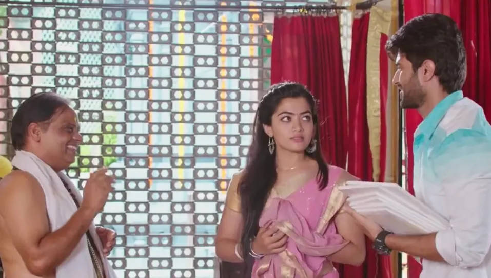 Geetha Govindam Vijay And Geetha Talking Wallpaper