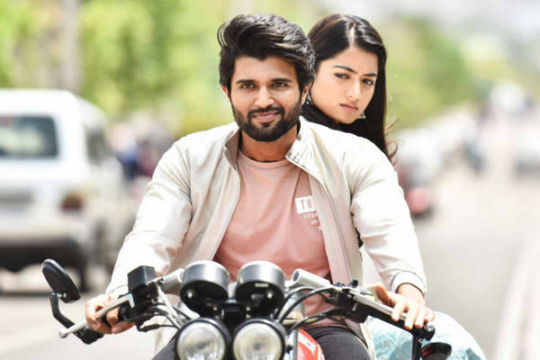 Geetha Govindam With Geetha Motorcycle Wallpaper