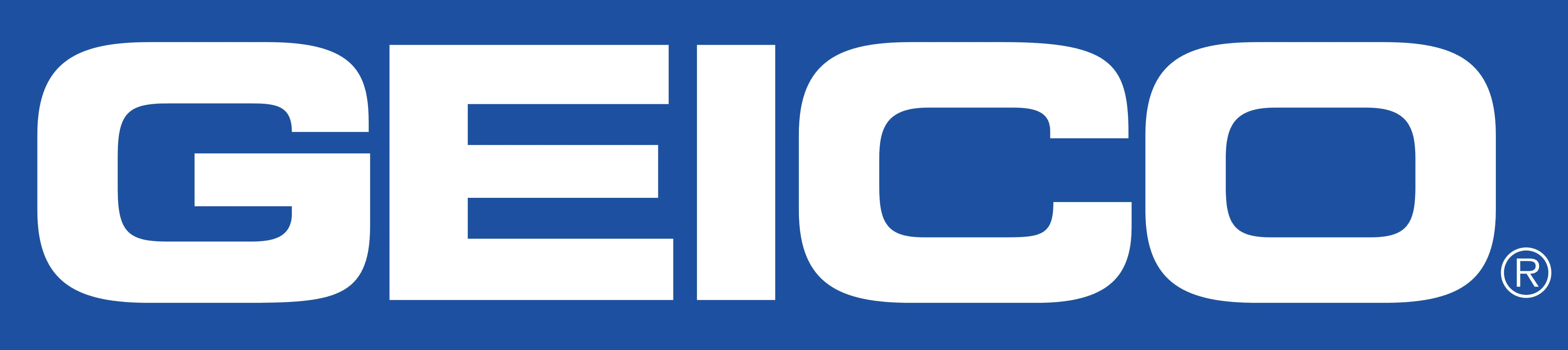 Geico Logo On A Blue Background