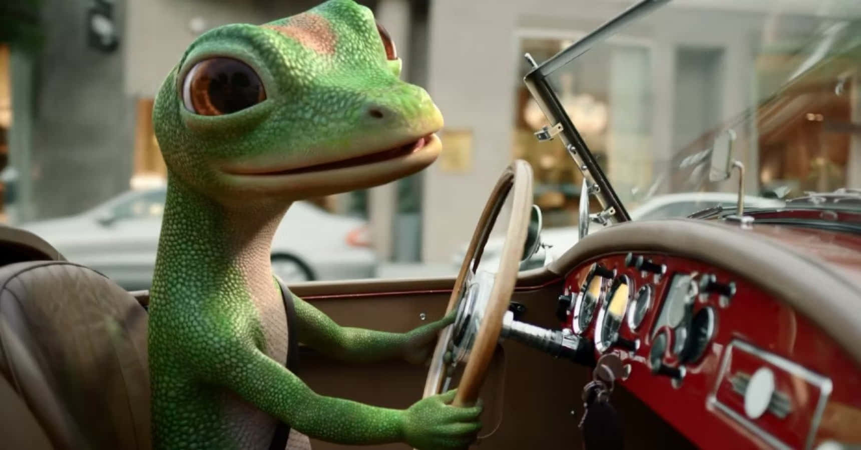 "Protect your car with quality insurance from Geico."