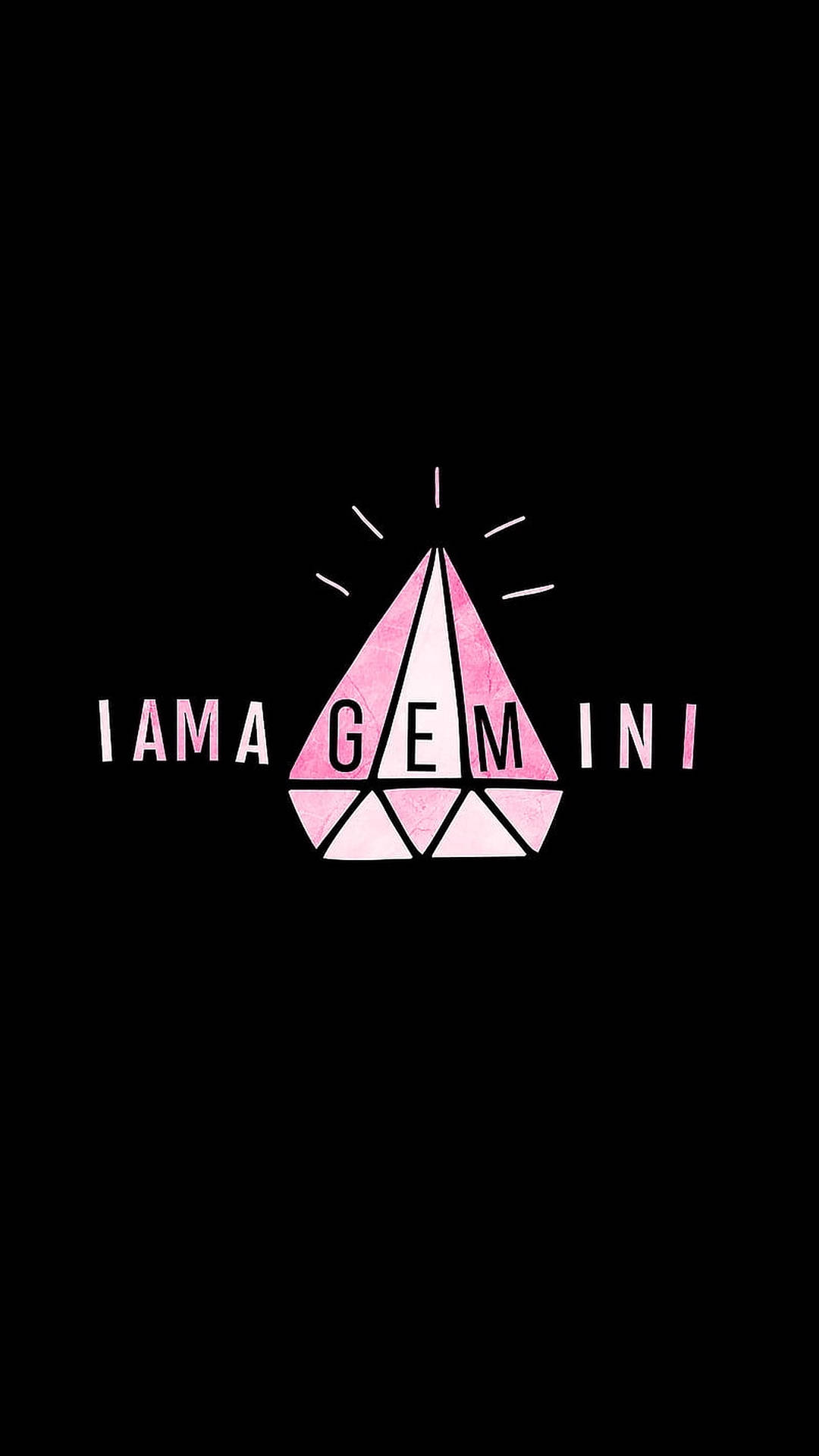 Gemini Zodiac Pink Diamond