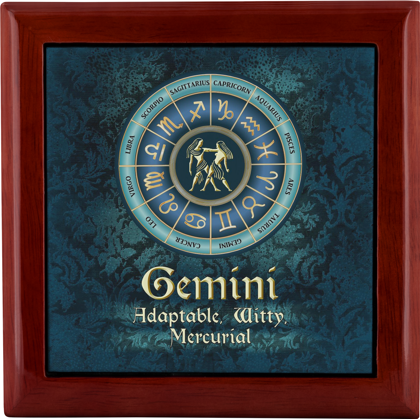 Gemini Zodiac Sign Artwork PNG
