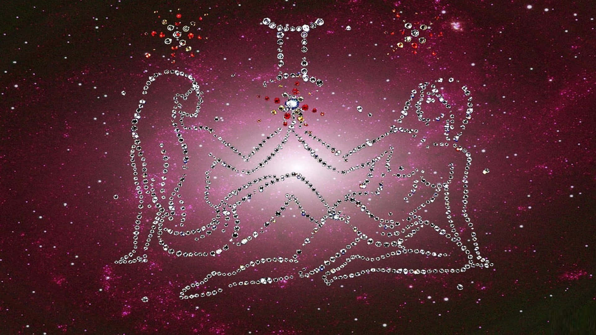Gemini Zodiac Star Constellation Art Wallpaper