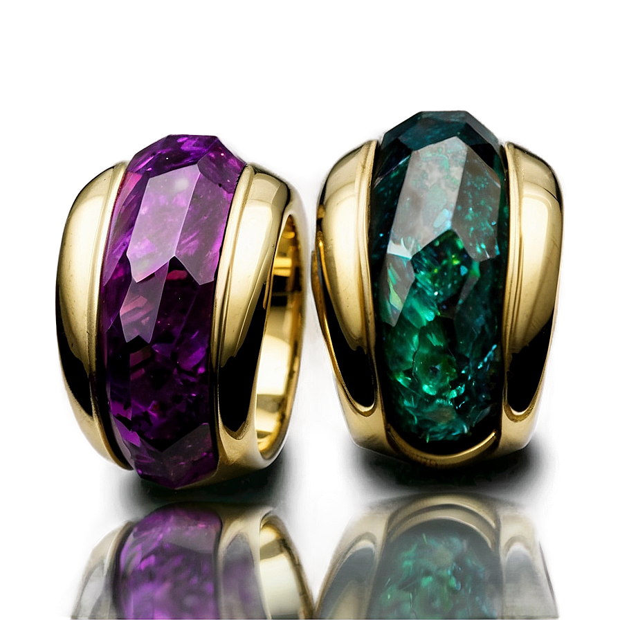 Gemstone Fashion Rings Png Hnj11 PNG