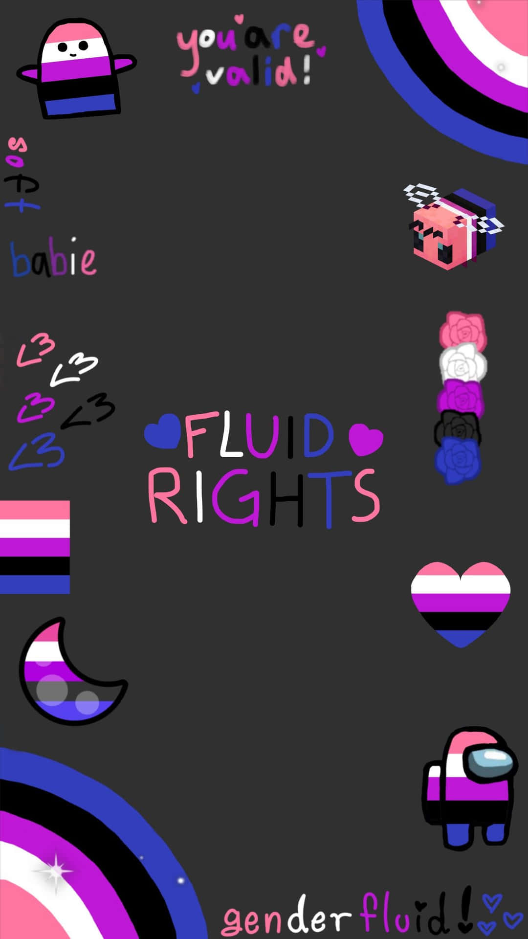 Gender Fluid Rights Wallpaper