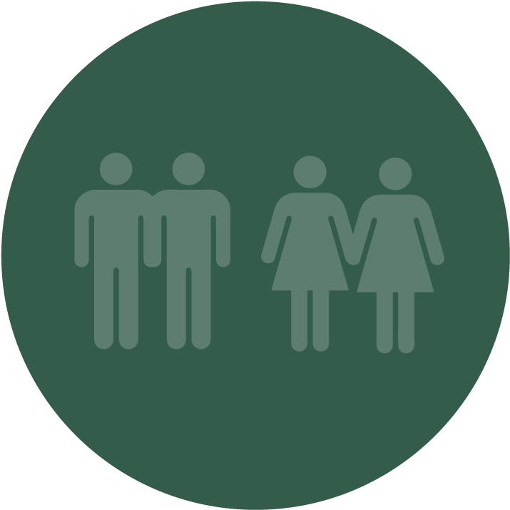 Gender Symbols Restroom Sign PNG