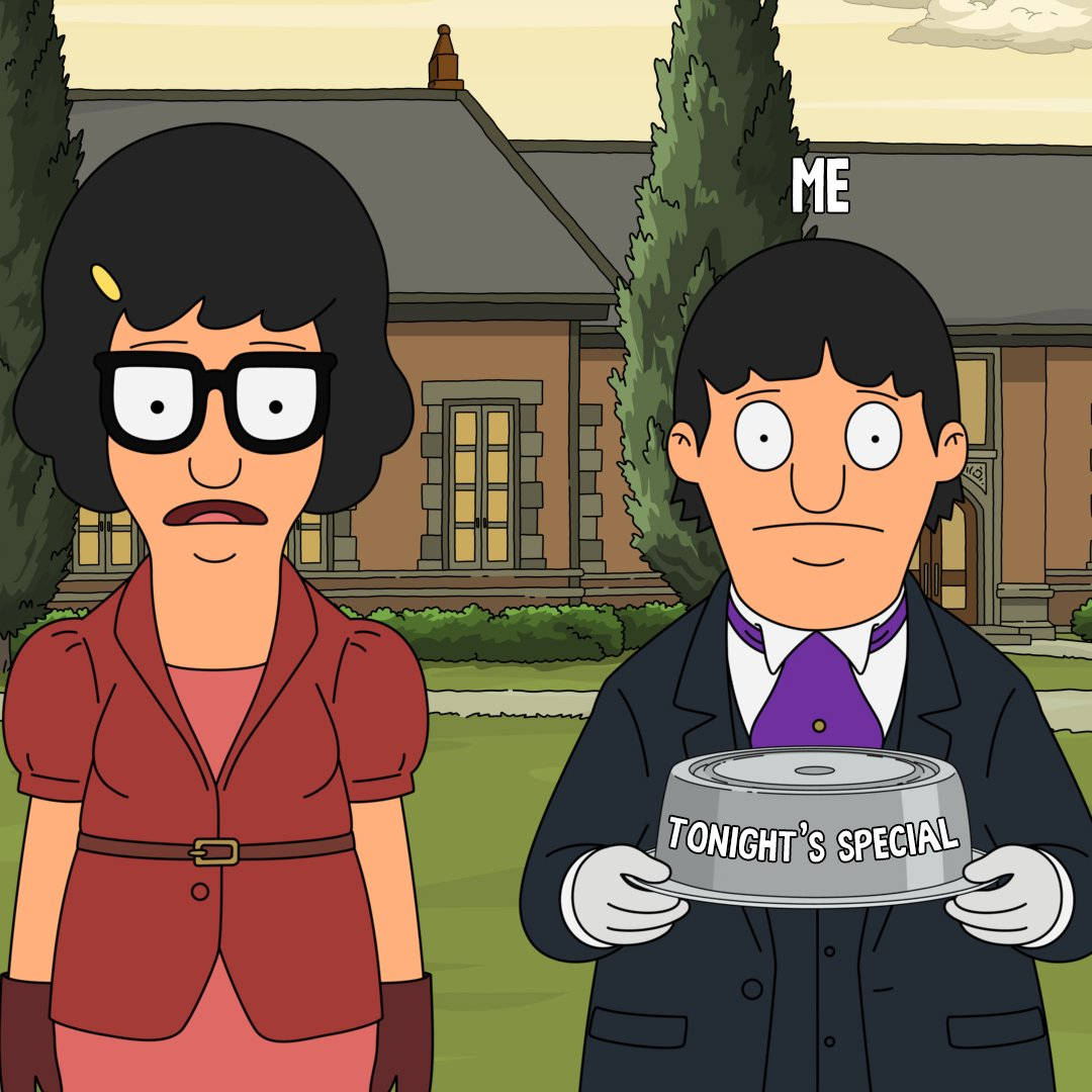 Gene And Tina Belcher From Bobs Burgers Wallpaper