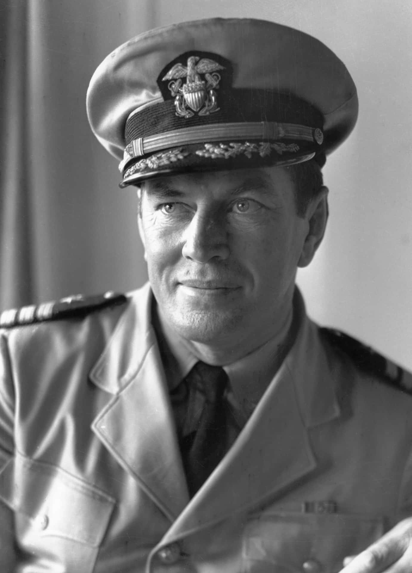 Gene Tunney In Naval Uniform Wallpaper
