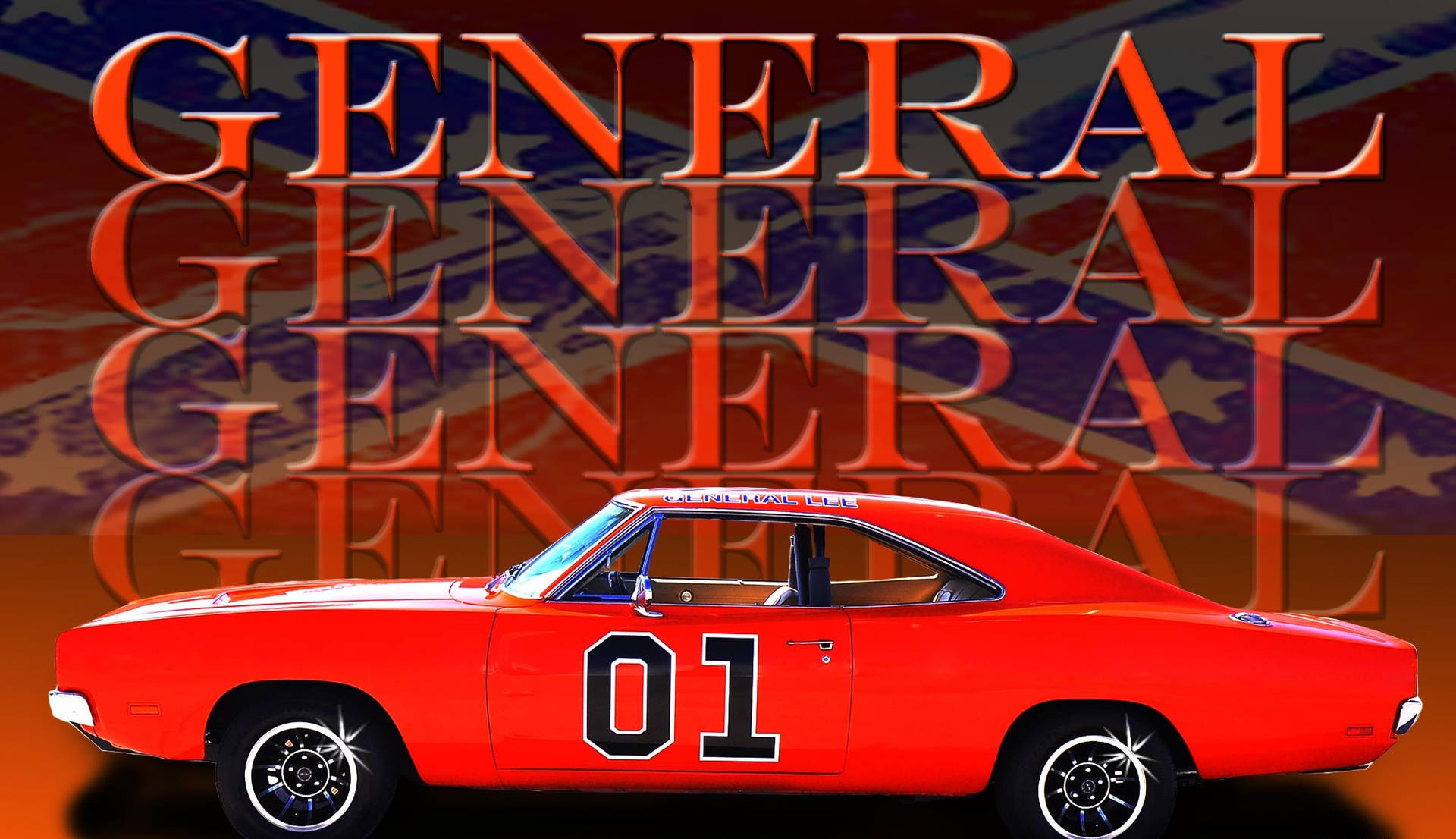 The Iconic 1969 Dodge Charger, the General Lee Wallpaper