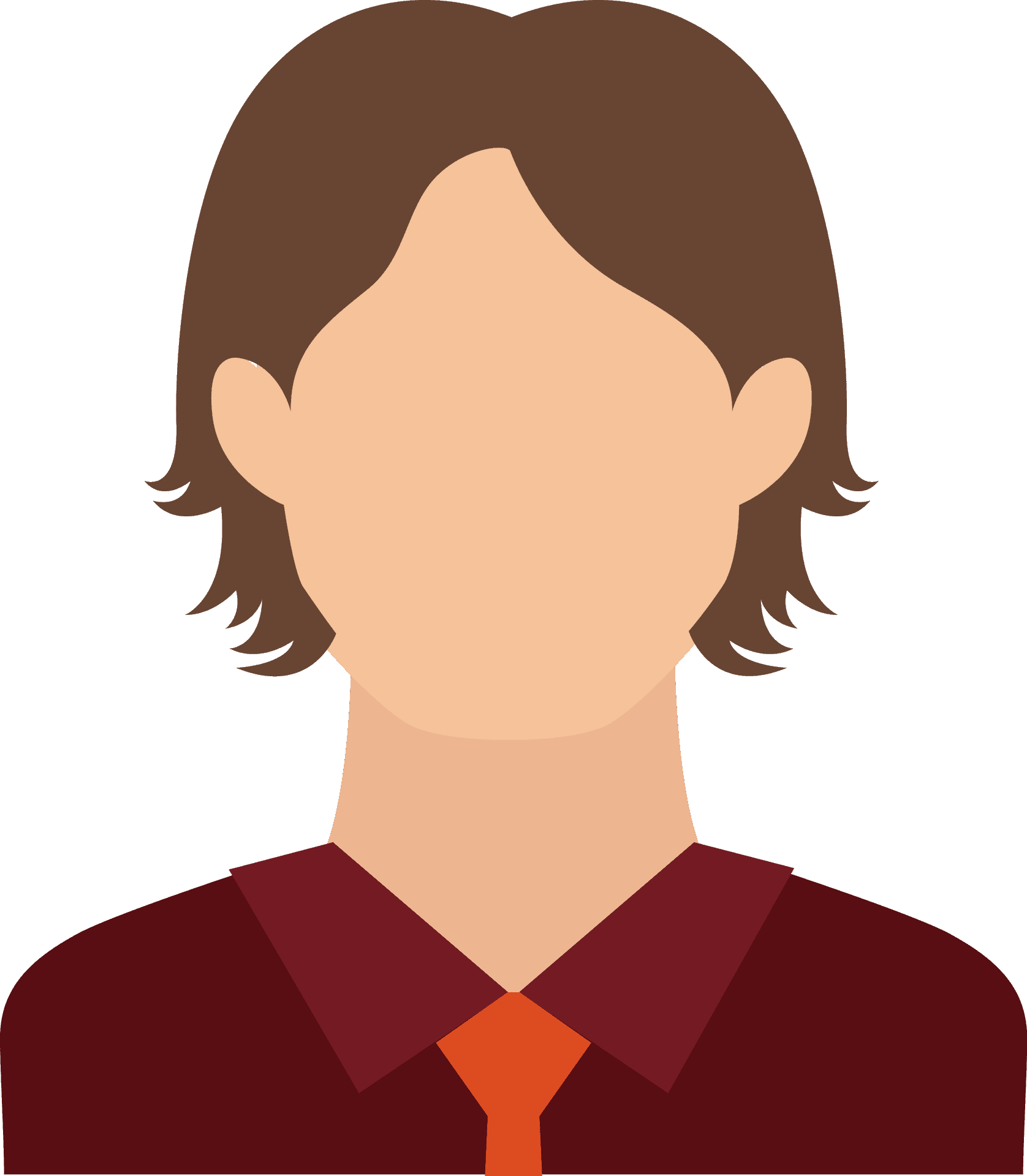 Generic Brown Haired Avatar PNG