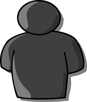 Generic Gray Person Icon PNG