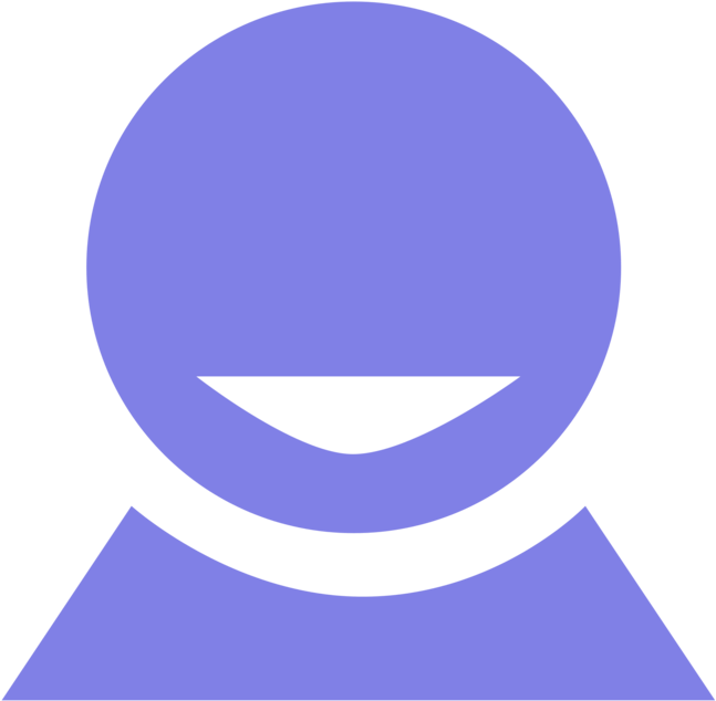 Generic Person Icon Purple Background PNG