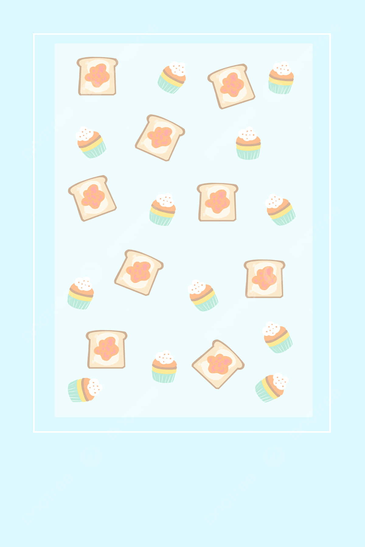 Generous Numbers Of Breads And Cupcakes Wallpaper