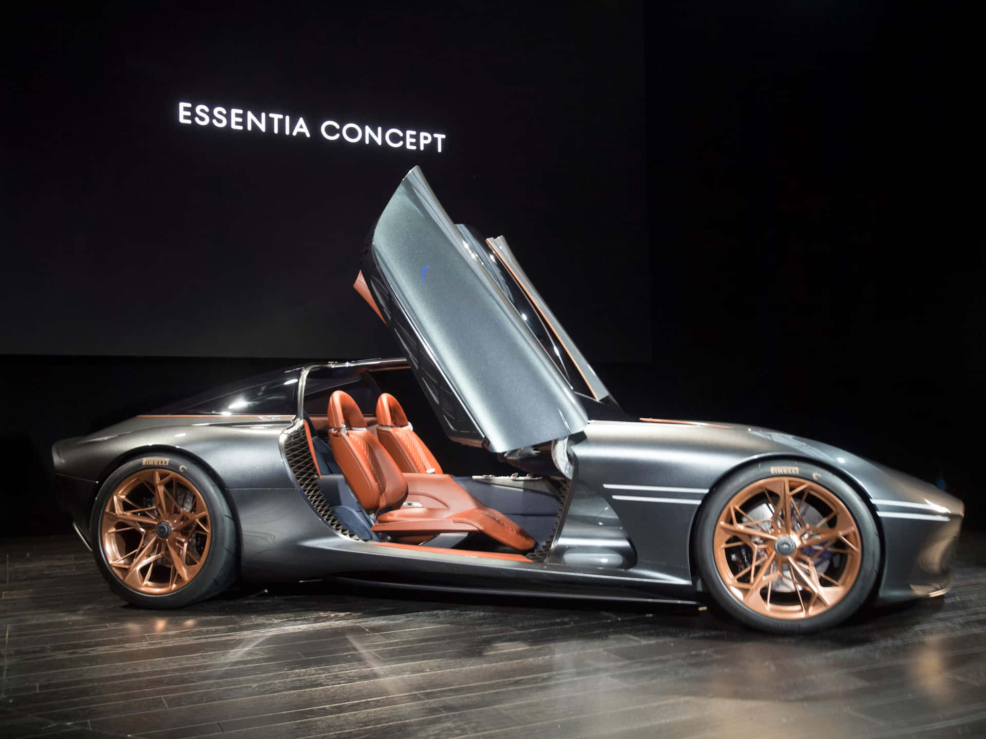 Sleek Genesis Essentia Concept Car Wallpaper